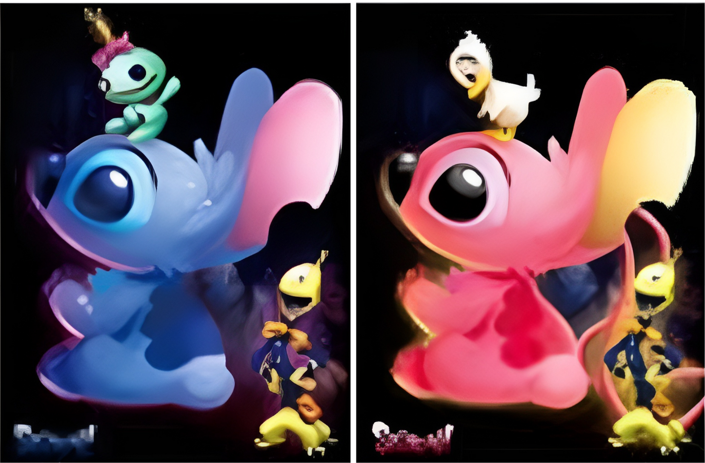 3D Stitch Holographic Frame